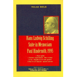 Suite in memoriam Paul Hindemith : -Hans Ludwig Schilling