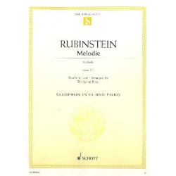 Melodie in F op.3,1 : für Altsaxophon -Anton Rubinstein / Arr.Wolfgang Birtel