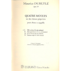 Ubi caritas op.10,1 : für -Maurice Duruflé