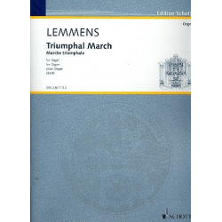 Triumphal March : for organ -Nicolas Jacques Lemmens