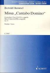 Missa Cantabo Domino op.16 : -Bertold Hummel