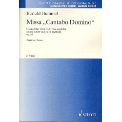 Missa Cantabo Domino op.16 : -Bertold Hummel