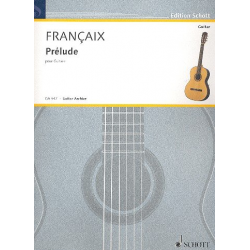 Prélude : pour guitare - Jean Francaix