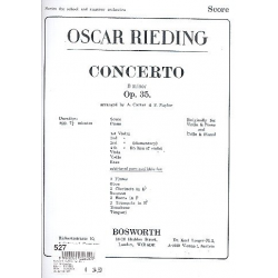 Konzert h-Moll op.35 : für Violine und -Oskar Rieding