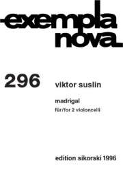 Madrigal : für 2 Violoncelli -Viktor Evseevich Suslin