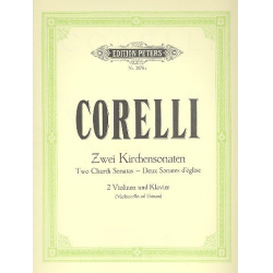 2 Kirchensonaten op.1,10 und op.3,5: -Arcangelo Corelli