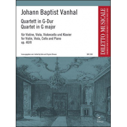 Klavierquartett Nr. 2 in G-Dur op. 40/2 -Johann Baptist Vanhal