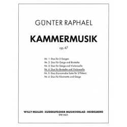 Duo op.47,4 : für Viola -Günter Albert Rudolf Raphael