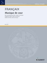 Musique de cour pour flûte, violon -Jean Francaix