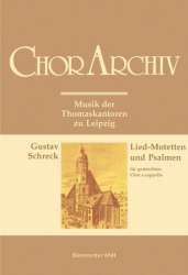 Lied-Motetten und Psalmen für gemischten Chor a cappella -Gustav Schreck