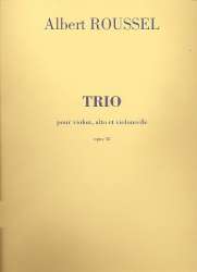 Trio op.58 : pour violon, alto -Albert Roussel