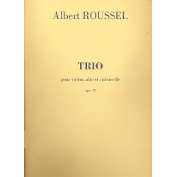 Trio op.58 : pour violon, alto -Albert Roussel