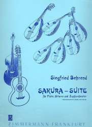 Sakura-Suite : für Flöte, Gitarre und -Siegfried Behrend