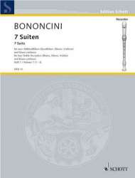 7 Suiten Band 1 (Nr.1-3) : für -Giovanni Bononcini