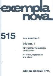Trio Nr.1 : für Violine, Violoncello -Lera Auerbach