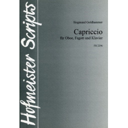 Capriccio : für, Oboe, Fagott und Klavier -Siegmund Goldhammer