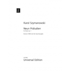 9 Préludes op.1 : für Klavier - Karol Szymanowski