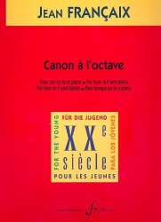 Canon à l'octave : pour cor et piano -Jean Francaix
