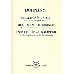 Ungarische Volkslieder für -Ernst von Dohnányi