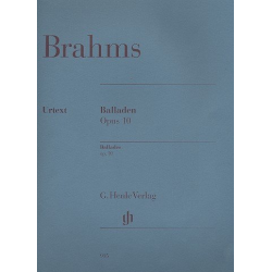 Balladen op.10 : für Klavier -Johannes Brahms