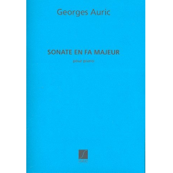 Sonate F-Dur : für Klavier - Georges Auric