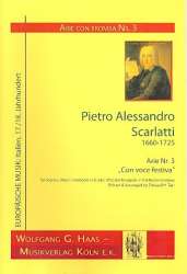 Con voce festa : für Sopran, Trompete -Alessandro Scarlatti