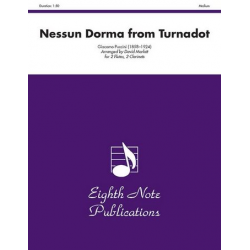 Nessun Dorma from Turnadot -Giacomo Puccini / Arr.David Marlatt