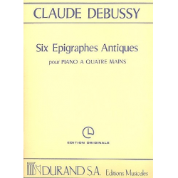 6 épigraphes antiques : pour piano -Claude Achille Debussy