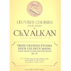 3 grandes etudes op.76 : -Charles Henri Valentin Alkan