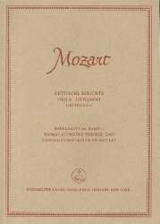 Neue Mozart-Ausgabe Serie 10 Band 30/1 : -Wolfgang Amadeus Mozart