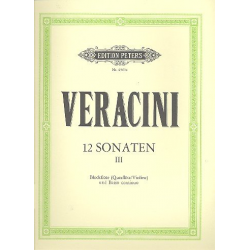 12 Sonaten Band 3 (Nr.7-9) : -Antonio Veracini