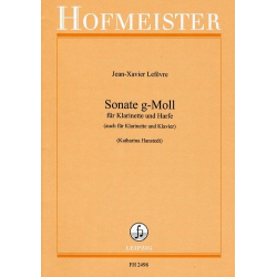 Sonate g-Moll : -Jean Xavier Lefèvre