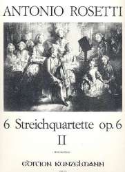 6 Streichquartette op.6 Band 2 -Francesco Antonio Rosetti (Rößler)