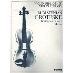 Groteske : für Violine und Klavier -Rudi Stephan