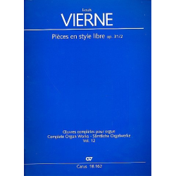 Pièces en style libre op.31,2 : für Orgel - Louis Victor Jules Vierne