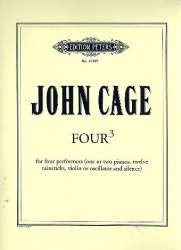 Four 3 : for 4 performers (1 or 2 pianos, -John Cage