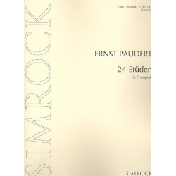 24 Etüden : für Trompete -Ernst Paudert