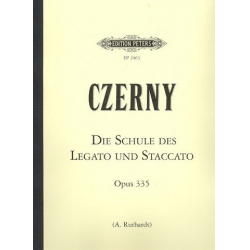 Schule des Legato und Staccato op.335 : -Carl Czerny