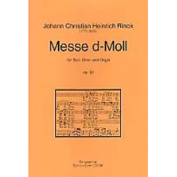 Messe D-Moll op.91 : für -Johann Christian Heinrich Rinck