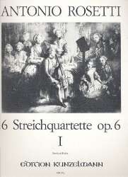 6 Streichquartette op.6 Band 1 -Francesco Antonio Rosetti (Rößler)