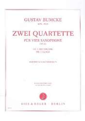 2 Quartette op.23 : für 4 Saxophone - Gustav Bumcke