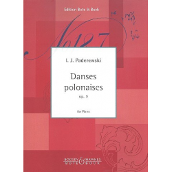 Danses polonaises op.9 : for piano -Ignace Jan Paderewski