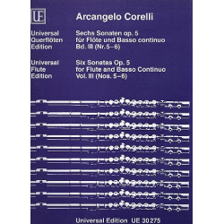 6 Sonaten op.5 Band 3 (Nr.5-6) : -Arcangelo Corelli