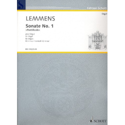 Sonate d-Moll Nr.1 (Pontificale) : für Orgel -Nicolas Jacques Lemmens