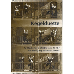 Kegelduette KV487 : für 2 Hörner -Wolfgang Amadeus Mozart