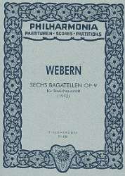 6 Bagatellen op.9 : -Anton von Webern