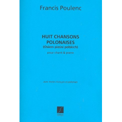 8 chansons polonaises : pour chant -Francis Poulenc