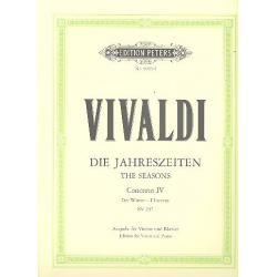 Konzert f-Moll op.8,4 für Violine und Orchester : -Antonio Vivaldi
