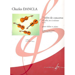 7 solos de concertos : - Jean Baptiste Charles Dancla