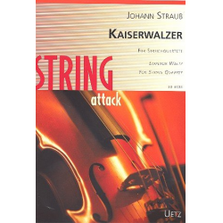 Kaiserwalzer op.437 : für Streichquartett -Johann Strauß / Strauss (Sohn)